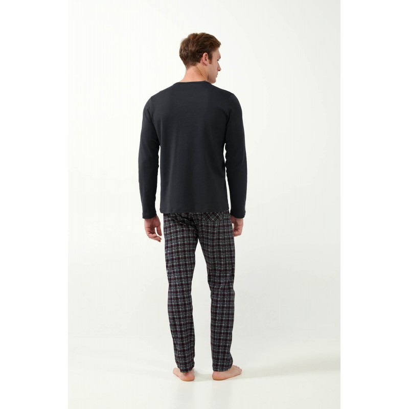 Vamp Men s Cotton V Neckline & Plaid Pants