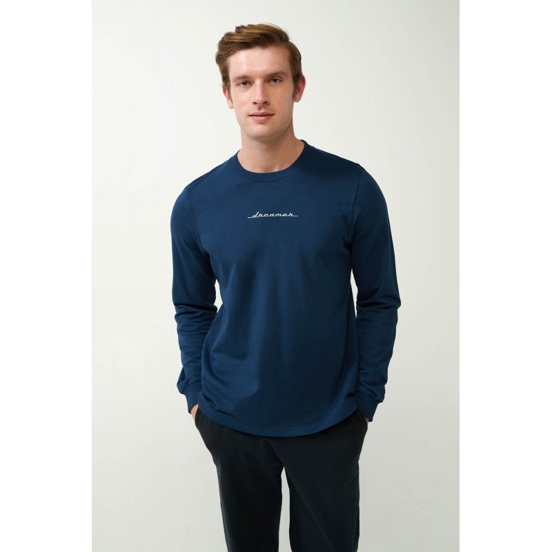 Vamp Men s Cotton Tracksuit Blue Moonlit