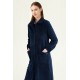 Vamp Women s Fleece Robe With Buttons Blue Color