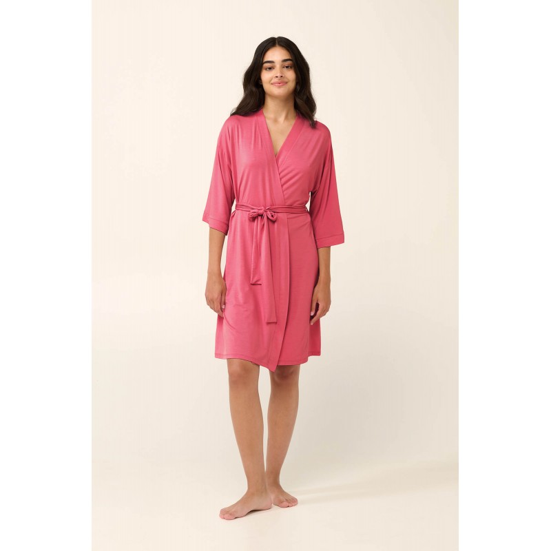 Vamp Women s Micro Modal Robe Rose Taupe