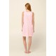 Vamp Women s Sleeveless Cotton Nightdress Pink Sea