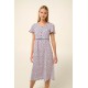 Vamp Women s Cotton Classic Long Nightdress Blue Peony