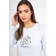 Harmony Women s Cotton Long Sleeved Hedgehog Print