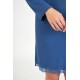 Harmony Women s Micro Modal Long Sleeved Nightdress With Lace Details