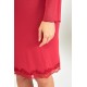 Harmony Women s Micro Modal Long Sleeved Nightdress With Lace Details