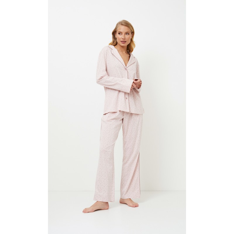 Aruelle Women s Buttoned Cotton & Modal Pajamas Lara