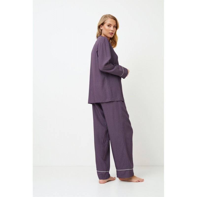 Aruelle Women s Viscose Buttoned Pajamas Sabine