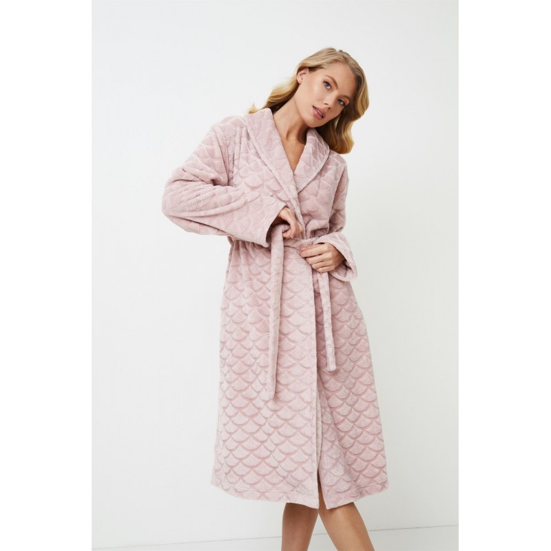 Aruelle Women s Fleece Midi Robe Alison