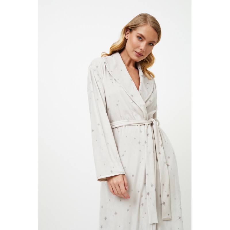 Aruelle Women s Maxi Velour Robe With Belt Meredith Design