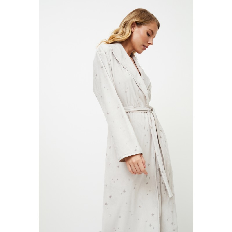 Aruelle Women s Maxi Velour Robe With Belt Meredith Design