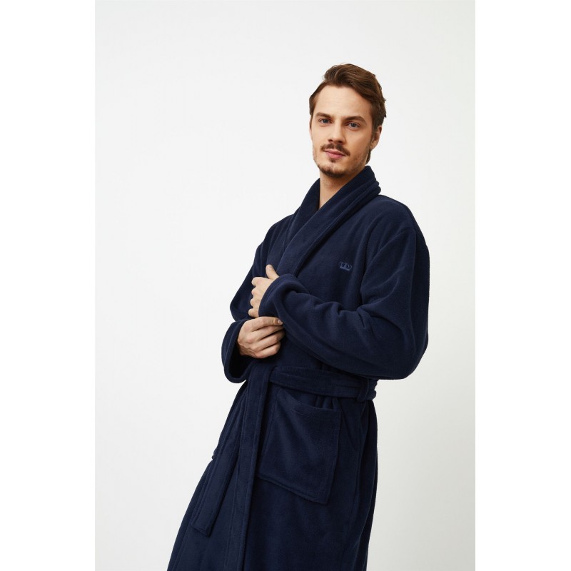 Aruelle Men s Fleece Midi Robe Gerald