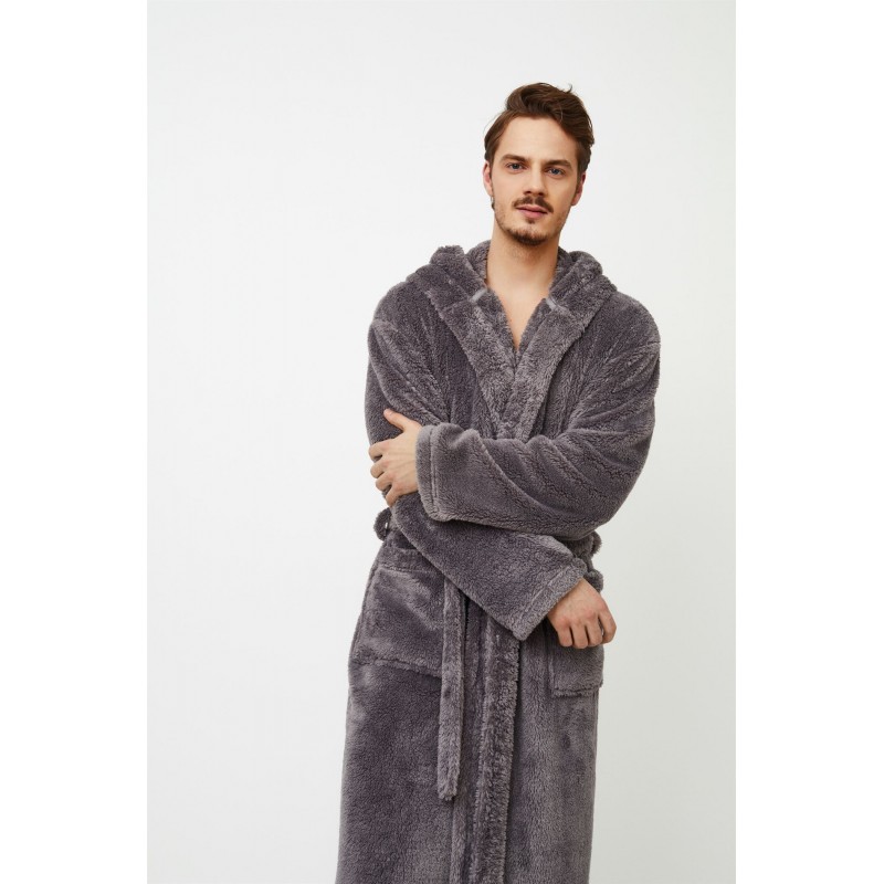 Aruelle Men s  Fleece Robe Jason