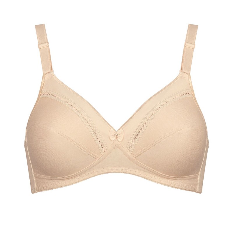 Triumph Women s Wireless Bra Cotton Classic Stretch N Cup B