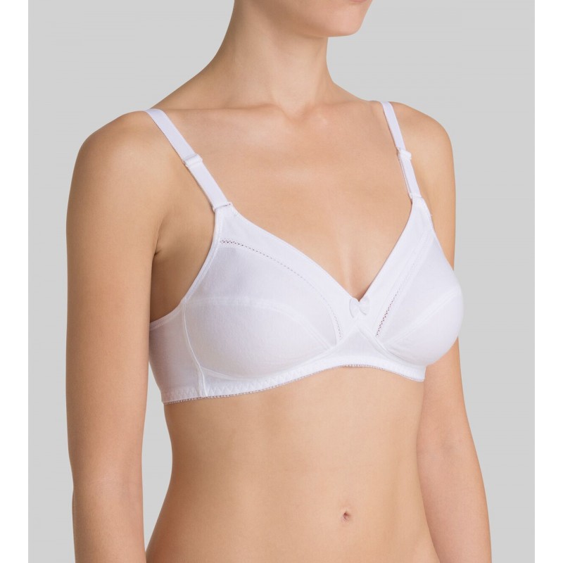 Triumph Γυναικείο Σουτιέν Χωρίς Μπανέλα Cotton Classic Stretch N Cup B