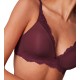 Triumph Women s Wireless Bra Amourette Charm T P Cup C Fashion Color Bordeaux