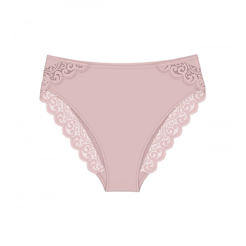 Triumph Γυναικείο Σλιπ Με Δαντέλα Amourette Tai Dusty Pink Color