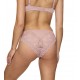 Triumph Γυναικείο Σλιπ Σε Tai Γραμμή Με Δαντέλα Amourette Highleg Dusty Pink Color