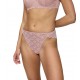 Triumph Γυναικείο Σλιπ Σε Tai Γραμμή Με Δαντέλα Amourette Highleg Dusty Pink Color