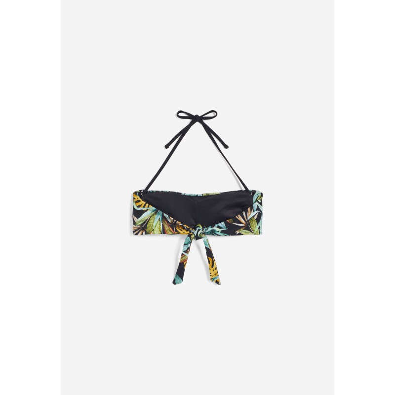 Freddy Women s Βandeau Swimwear Strapless Tropical