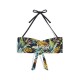 Freddy Women s Βandeau Swimwear Strapless Tropical