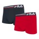 Fila Men s Cotton Boxers 2 Pack Red - Blue Color