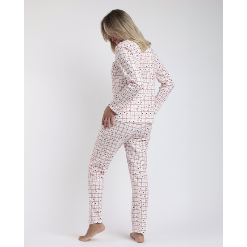 Admas Women s Cotton Buttoned Pajamas You Are So Loved 