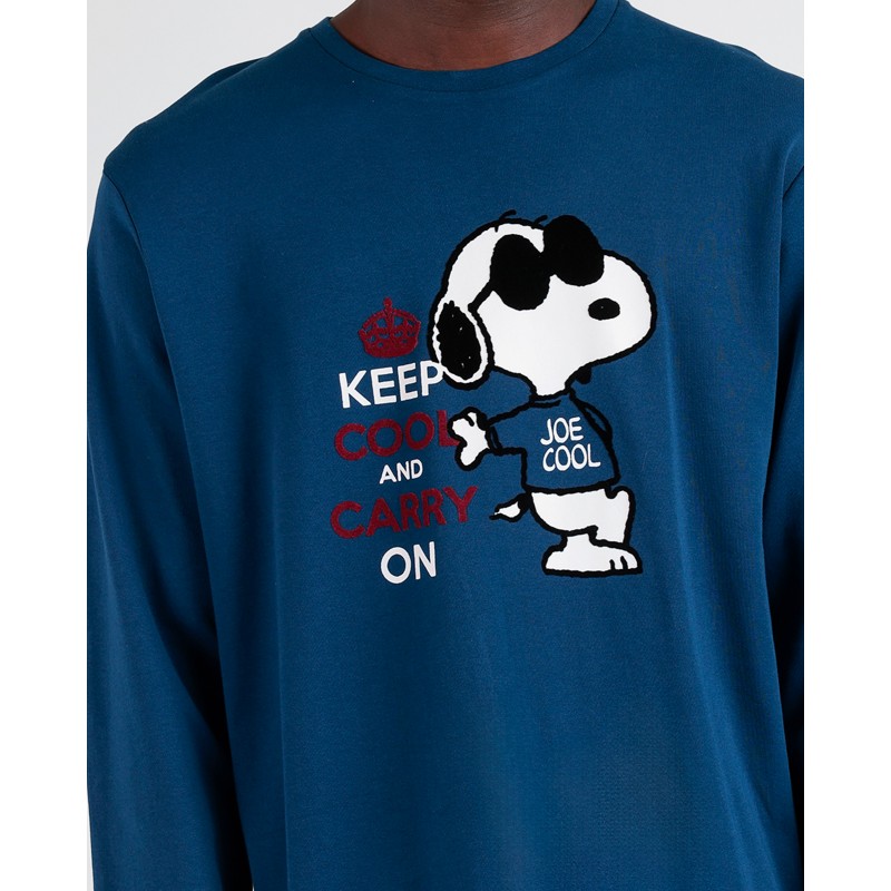 Admas Men s Cotton Pajamas Snoopy Cool A