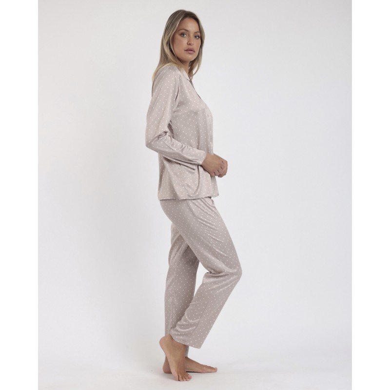 Admas Women s Satin Buttoned Pajamas Abierto