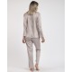 Admas Women s Satin Buttoned Pajamas Abierto