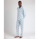 Admas Men s Buttoned Cotton Pajamas Mickey New York 