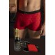 Admas Men s Christmas Cotton Boxer Cheers In Champagne Bottle