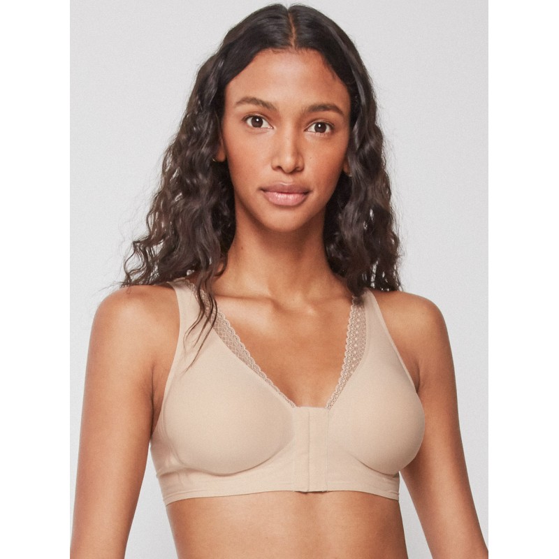 Gisela Women s Wireless Seamless Bra With Front & Back Closure