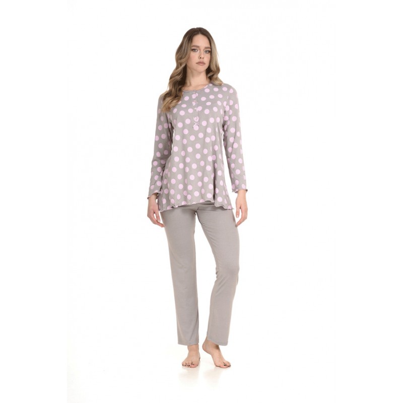 Zen By Daisy Women s Cotton Pajamas Polka Dot Design