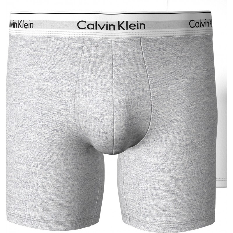 Calvin Klein Ανδρικό Μπόξερ Βαμβακερό Συσκευασία 3 Τεμάχια Με Μακρύ Πόδι Σειρά Icon