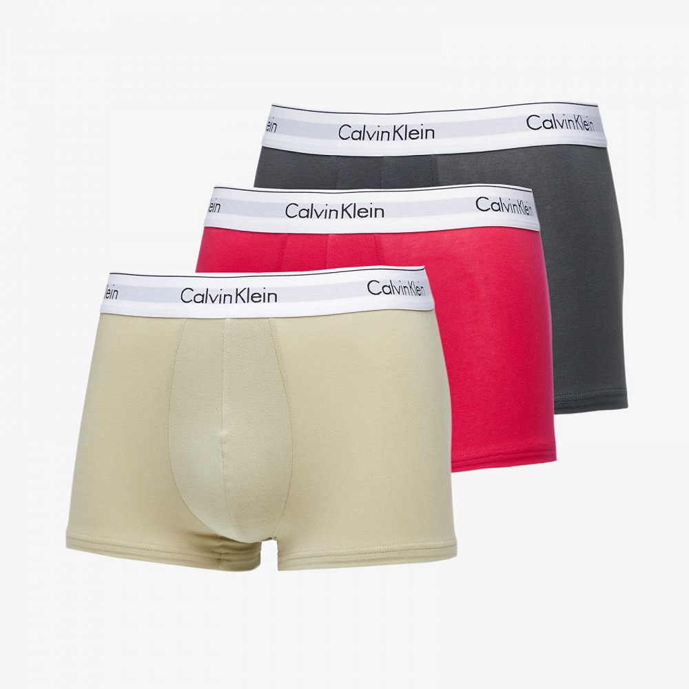 Calvin Klein Ανδρικά Μπόξερ  Σε Χρώματα Βαμβακερά Σετ 3 Τεμάχια GW5