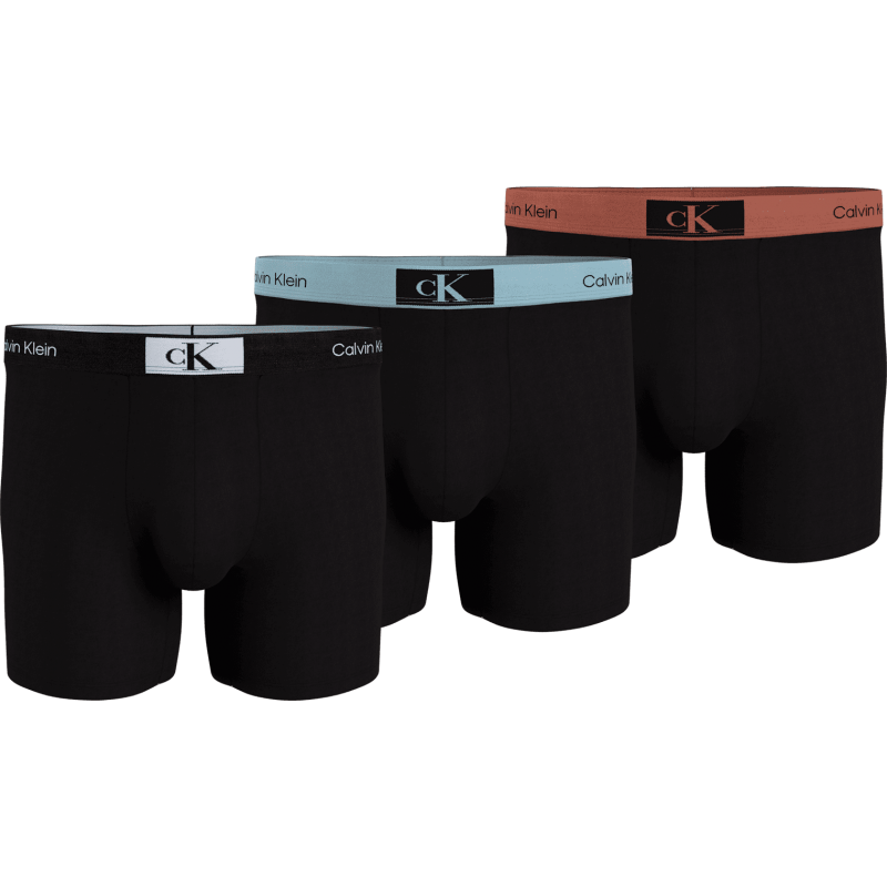 Calvin Klein Men s Cotton Boxers Long Colorful Rubbers 3 Pack