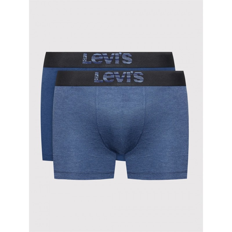 Levis Ανδρκό Μπόξερ Απο Οργανικό Βαμβάκι Σετ 2 Τεμαχίων Dark Blue Combo