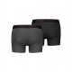 Levis Μen s Cotton Boxers 2 Pack Grey /Black Combo & Logo