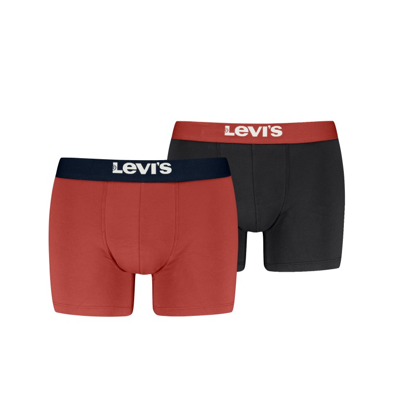 Levis Men s Cotton Boxers 2 Pack Red Combo