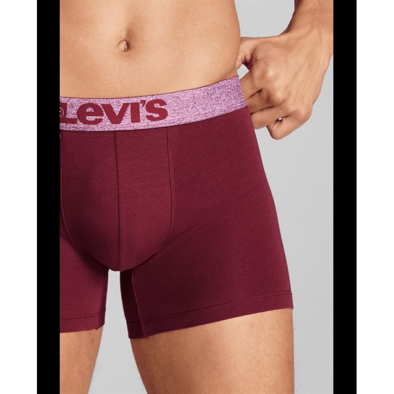 Levis Men s Cotton Boxers 2 Pack Chocolate Combo