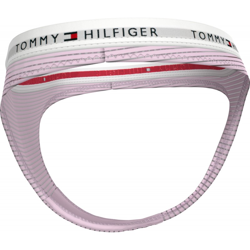 Tommy Hilfiger Γυναικείο String Με Διαφάνεια & Ρίγες  Σετ 3 Τεμαχίων