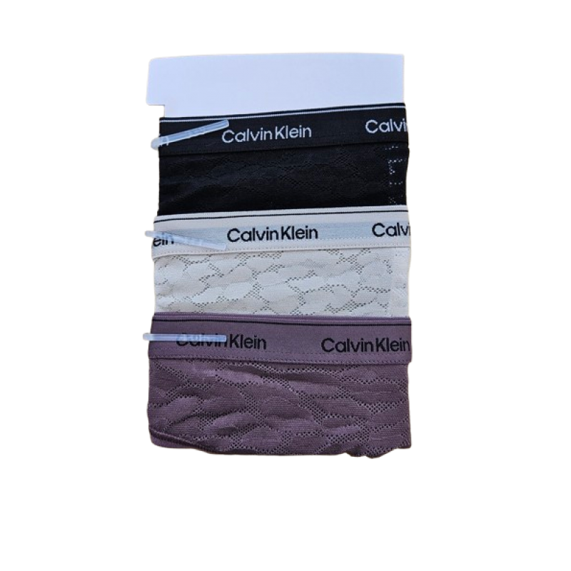 Calvin Klein Women s Brazilian Lace Slip 3 Pack Fashion Colors