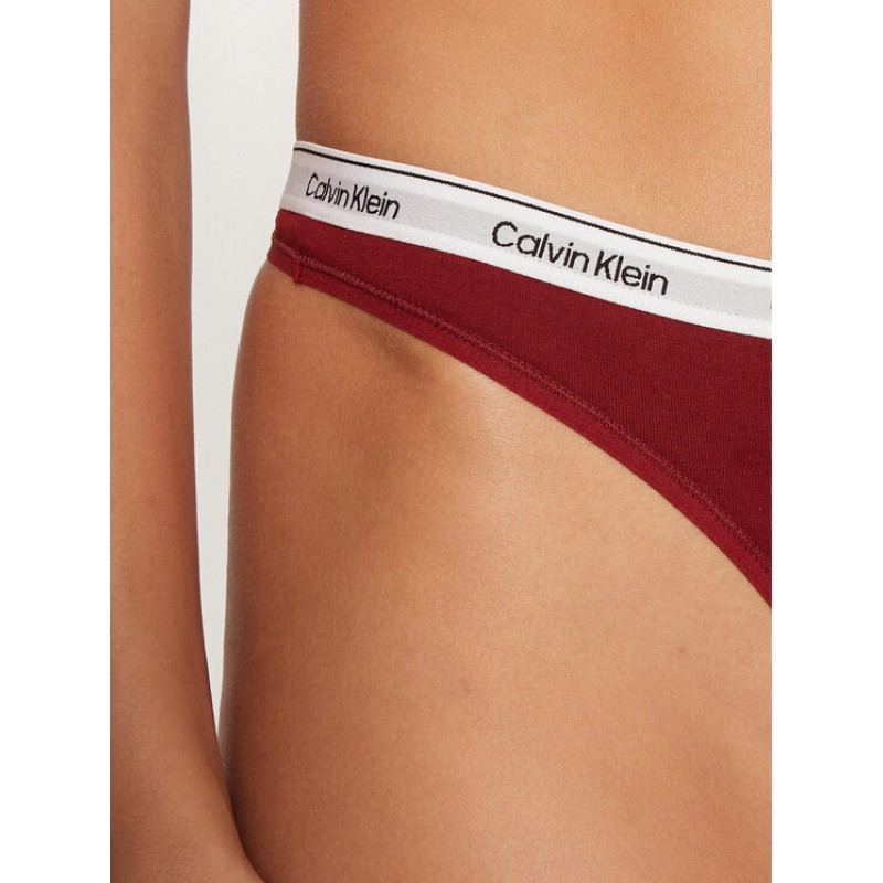 Calvin Klein Women s String Cotton Logo Print Natural Colors