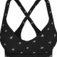 Calvin Klein Γυναικείο Bralette Απο Cotton & Modal Με Ελαφριά Επένδυση Logo Print