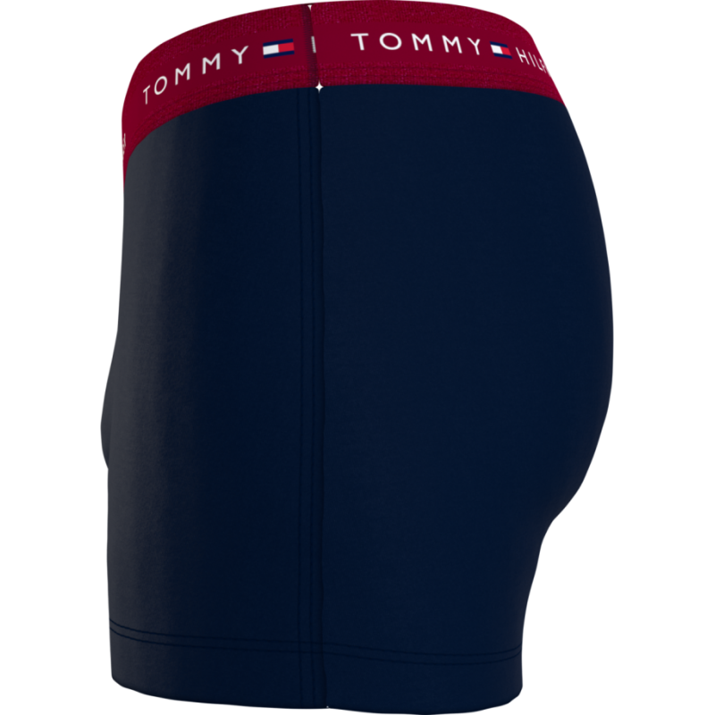 Tommy Hilfiger Ανδρικό Μπόξερ Σετ 3 Τεμάχια Με Χρωματιστά Λάστιχα