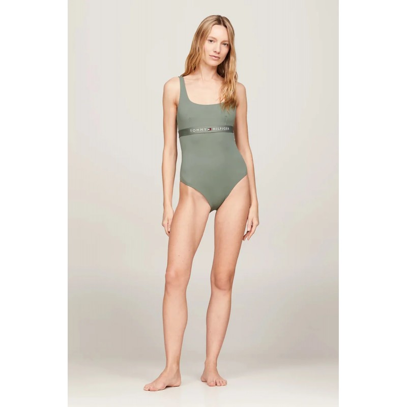 Tommy Hilfiger Women s One Piece Athletic Swimwear Logo