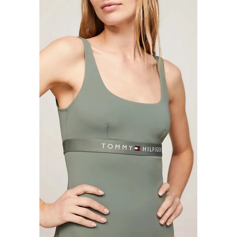 Tommy Hilfiger Women s One Piece Athletic Swimwear Logo