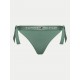 Tommy Hilfiger Women s Tie Bottom Swimwear Bikini Logo Stonewash Green