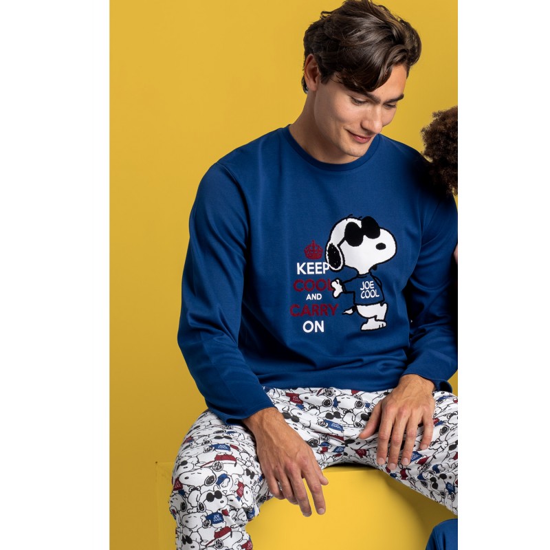 Admas Men s Cotton Pajamas Snoopy Cool A