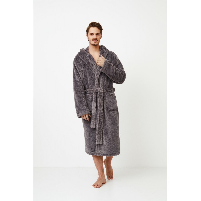 Aruelle Men s  Fleece Robe Jason